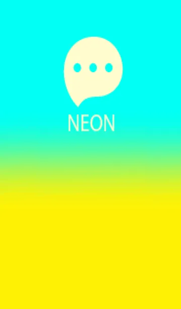 [LINE着せ替え] Neon Blue & Neon Yellow V7 (JP)の画像1