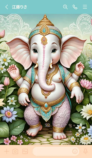 [LINE着せ替え] Ganesha: For Rich&Rich Theme (JP)の画像2