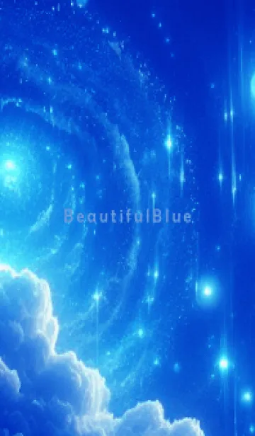 [LINE着せ替え] Beautiful Blue-UNIVERSE 12の画像1