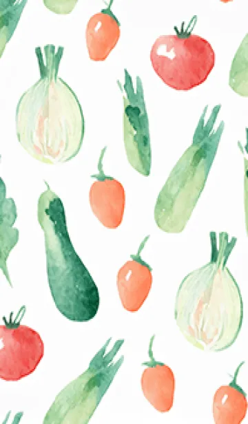 [LINE着せ替え] 【シンプル】お野菜の着せかえ#188の画像1