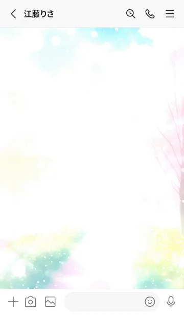 [LINE着せ替え] 優美な春の風景の着せかえ(Spring-113)の画像2