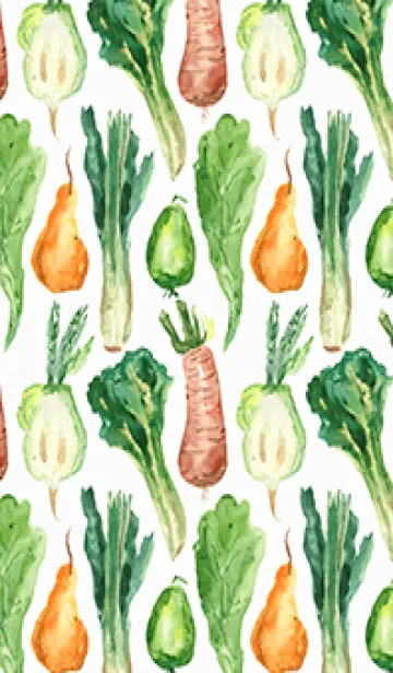[LINE着せ替え] 【シンプル】お野菜の着せかえ#189の画像1