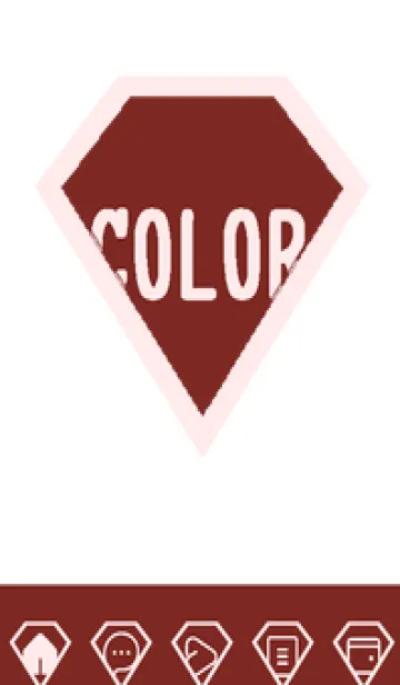 [LINE着せ替え] red color Z53の画像1