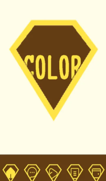 [LINE着せ替え] yellow color Z52の画像1