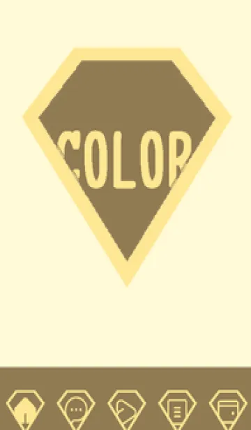 [LINE着せ替え] yellow color Z55の画像1