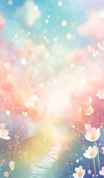 [LINE着せ替え] 優美な春の風景の着せかえ(Spring-115)の画像1