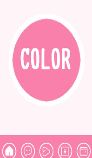 [LINE着せ替え] pink color A56の画像1