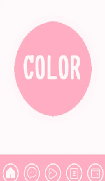 [LINE着せ替え] pink color A59の画像1