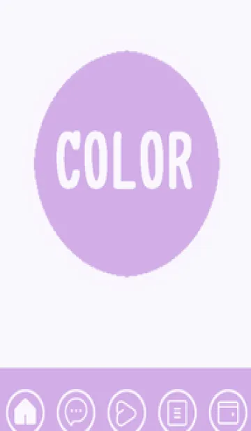 [LINE着せ替え] purple color A57の画像1