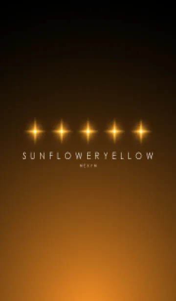 [LINE着せ替え] SUNFLOWER YELLOW STARLIGHTの画像1