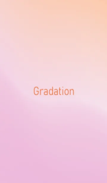 [LINE着せ替え] gradation-ORANGE&PINK 46の画像1