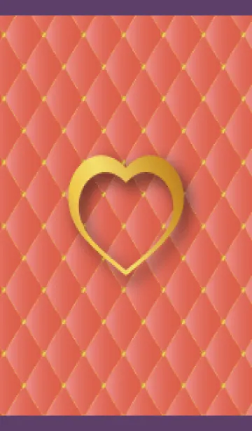 [LINE着せ替え] ハートのリング 紫色の画像1