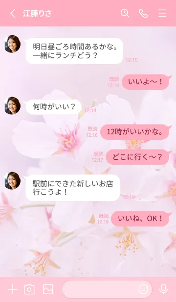 [LINE着せ替え] Sakura Photo 218 Not AIの画像3