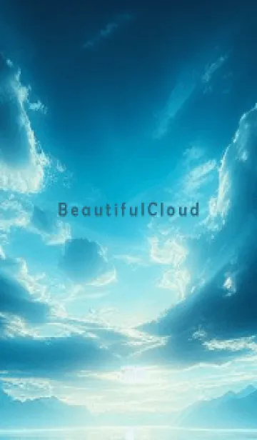[LINE着せ替え] Beautiful Cloud-SKYBLUE 4の画像1