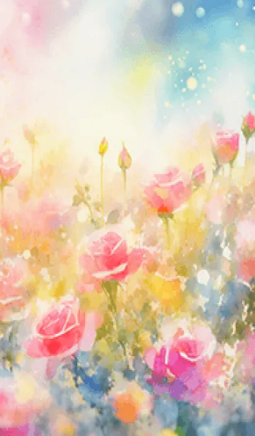薔薇(バラ)の花の着せかえ(R3408)の着せ替えメイン画像