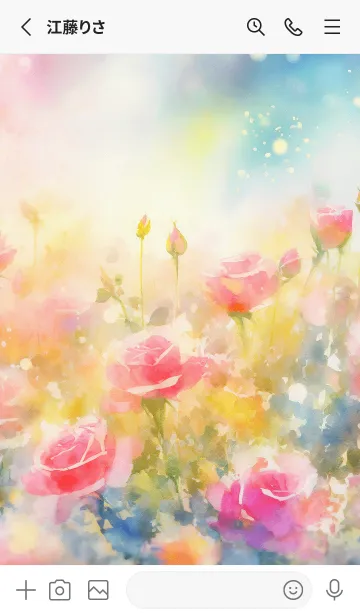 [LINE着せ替え] 薔薇(バラ)の花の着せかえ(R3408)の画像2