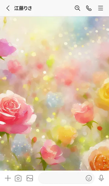 [LINE着せ替え] 薔薇(バラ)の花の着せかえ(R3404)の画像2