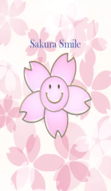 [LINE着せ替え] Sakura Smile Enamel Pin 42の画像1