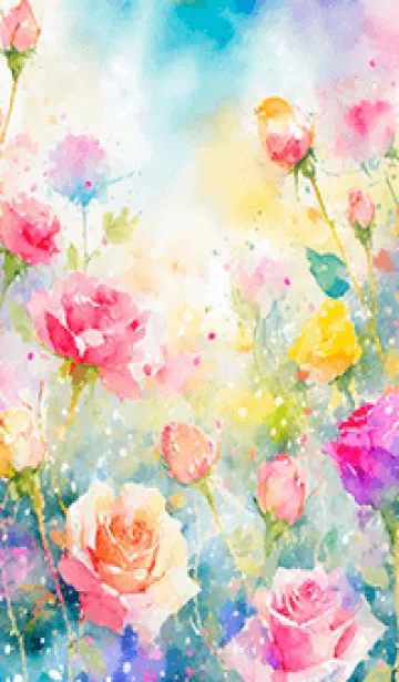 [LINE着せ替え] 薔薇(バラ)の花の着せかえ(R3412)の画像1