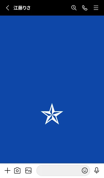 [LINE着せ替え] シンプル ロック スター _128の画像2