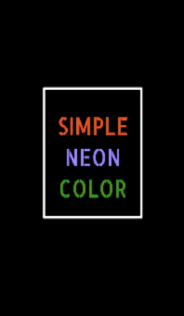 [LINE着せ替え] ネオン カラー アイコン 103の画像1