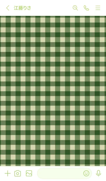 [LINE着せ替え] シンプル チェック 103の画像2