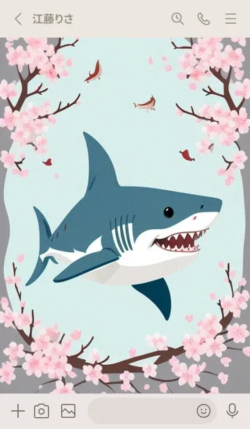 [LINE着せ替え] 浮世絵桜の季節 FJQkTの画像2