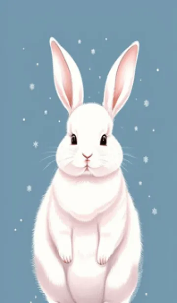 [LINE着せ替え] かわいいウサギ dcSgSの画像1