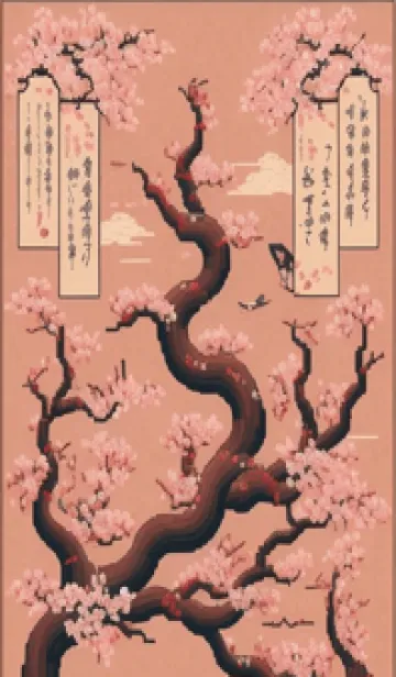 [LINE着せ替え] 浮世絵桜の季節 aOUN9の画像1