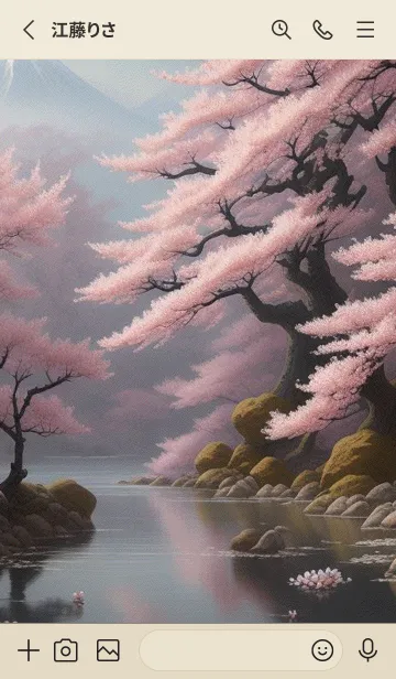 [LINE着せ替え] 浮世絵桜の季節 YQ2H2の画像2