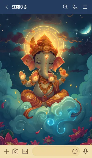 [LINE着せ替え] Ganesha: Rich All wishes come true(JP)の画像2