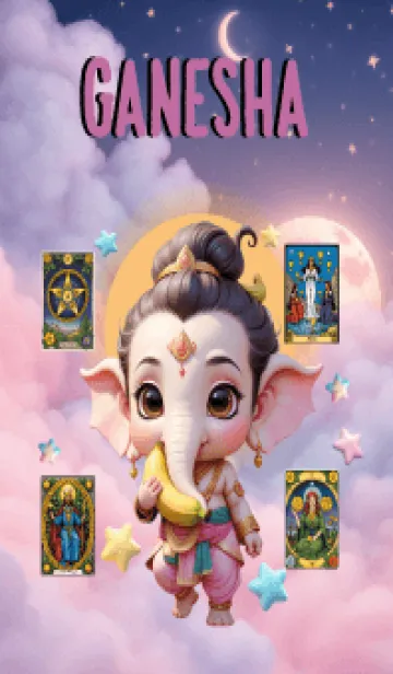 [LINE着せ替え] Ganesha : Wealth & Rich Tarot Theme (JP)の画像1