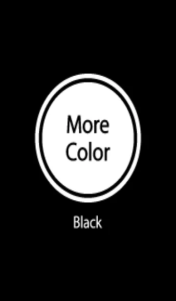 [LINE着せ替え] More Color Blackの画像1