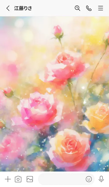 [LINE着せ替え] 薔薇(バラ)の花の着せかえ(R3426)の画像2