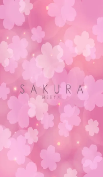 Cherry Blossoms DUSKY PINK-SAKURAの着せ替えメイン画像