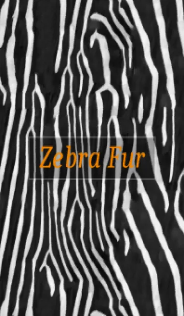 [LINE着せ替え] Zebra Fur 6の画像1