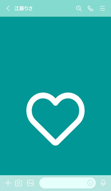 [LINE着せ替え] ハート アイコン 93の画像2