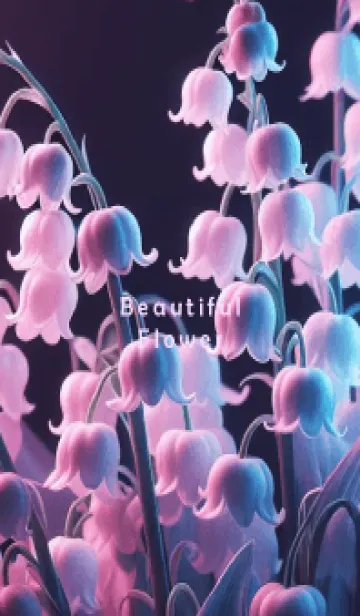 [LINE着せ替え] Beautiful Flower-LILY OF THE VALLEY 4の画像1
