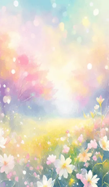 [LINE着せ替え] 優美な春の風景の着せかえ(Spring-134)の画像1