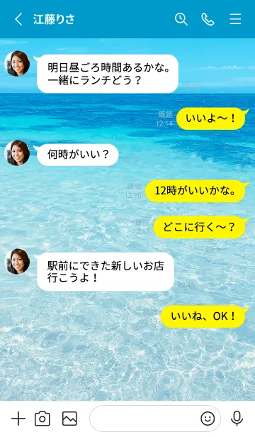 [LINE着せ替え] SUMMER SEA - HAWAII 24の画像3