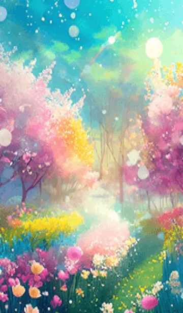 優美な春の風景の着せかえ(Spring-136)の着せ替えメイン画像