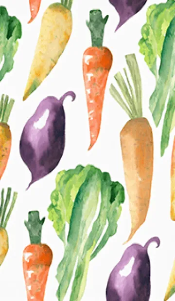【シンプル】お野菜の着せかえ#212の着せ替えメイン画像
