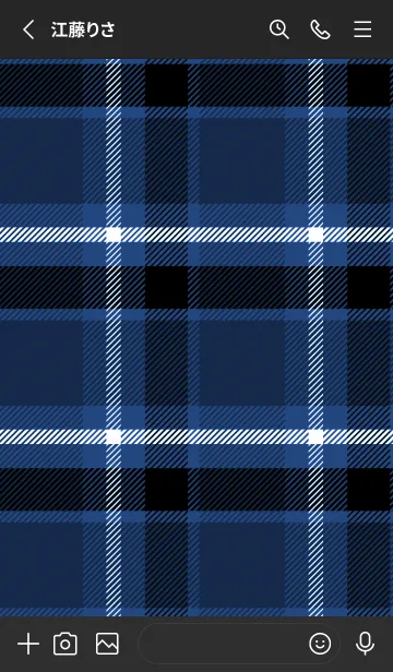 [LINE着せ替え] チェック ハート /9の画像2