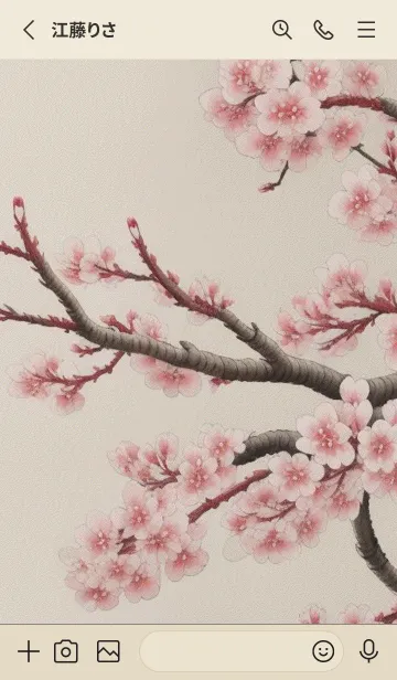 [LINE着せ替え] 浮世絵桜の季節 dEHGMの画像2