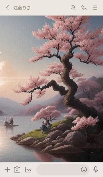 [LINE着せ替え] 浮世絵桜の季節 LUvmLの画像2