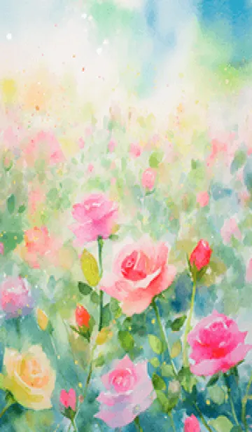 [LINE着せ替え] 薔薇(バラ)の花の着せかえ(R3436)の画像1