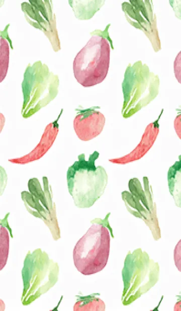 [LINE着せ替え] 【シンプル】お野菜の着せかえ#217の画像1