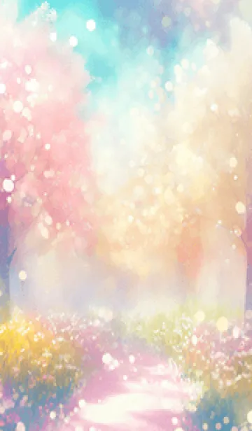 [LINE着せ替え] 優美な春の風景の着せかえ(Spring-142)の画像1