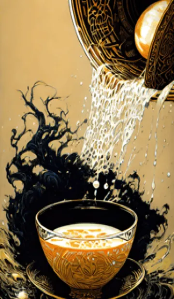 [LINE着せ替え] 午後のコーヒータイム r4F2Mの画像1