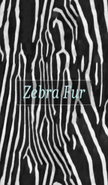 [LINE着せ替え] Zebra Fur 7の画像1